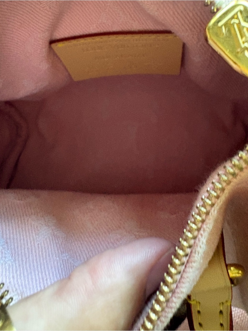 FASHION Pink Denim Satchel 20 with 2 straps and charms - Picture 15 of 16